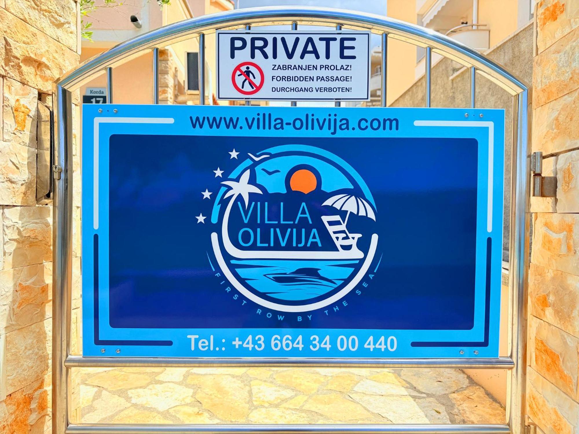 Villa Olivija-Direkt Am Strand! Stara Novalja Exterior foto
